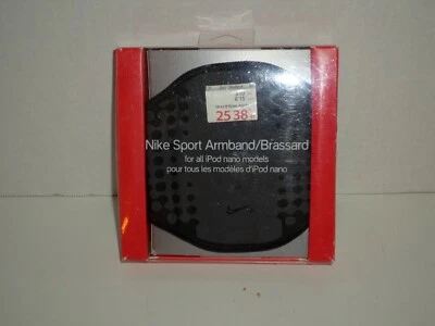 Black Nike Sport Armband For All Apple IPod Nano Holder Jogging Running NEW  - Image 1 of 3