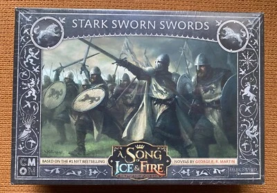 STARK SWORN SWORDS - A Song of Ice & Fire GOT Miniatures - New Factory Sealed - Image 1 of 2