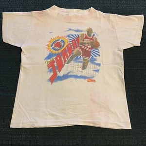 Vintage Michael Jordan Salem Sports Playercard Tee 1990 Chicago Bulls Kids 10/12 - Picture 1 of 12