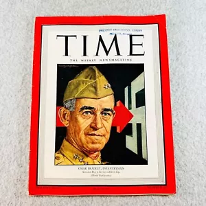 Time Magazine May 1 1944 Omar Bradley Infantryman Vintage - Picture 1 of 9