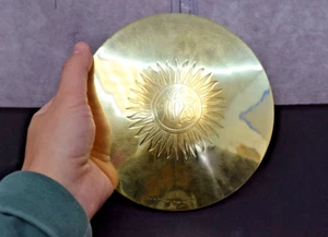 Antique All Sterling Silver Disk Paten for your Chalice, by Gorham Co. (CU946) - Picture 1 of 9