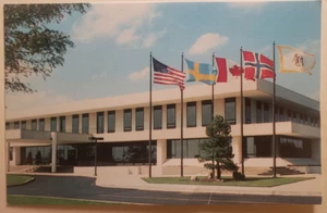 Postal vintage Asociación Internacional. Cuartel general de los clubes de leones Oak Brook IL - Imagen 1 de 4