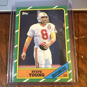 Steve Young 1986 Topps ROOKIE CARD RC #374 HOF Tampa Bay Buccaneers 49ers EX-NM - Bild 1 von 6