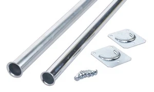 Closet Pro CD-0024-18/30ZC Heavy Duty Adjustable Rod, Silver,18 by 30-Inch, Zinc - Picture 1 of 2