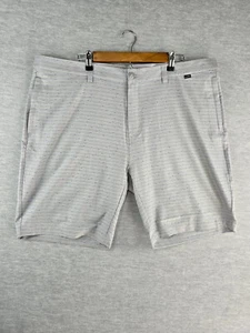 Pantaloncini Travis Mathew Fire Pit Stripe Sleet Uomo Taglia 42 Elasticizzati Golf Nuovi con etichette - Foto 1 di 8