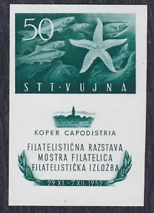 Yugoslavia Trieste Zone B VUJA 1952 Capodistria - Koper, Michel Block 2, MNH - Picture 1 of 7