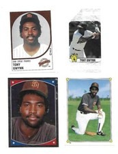 Tony Gwynn 4 Sticker Lot Hostess, OPC and Panini