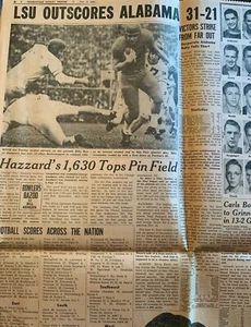 LSU Tigers 11/10/1946 Minneapolis newspaper vs Alabama Crimson Tide - Picture 1 of 3