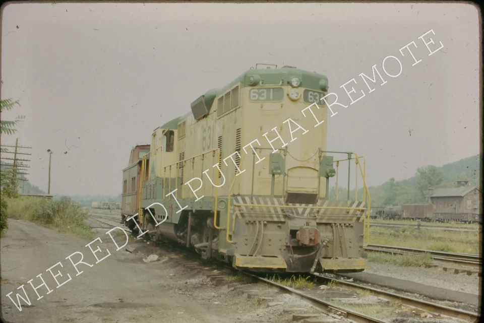 Ferrocarril Slide Reading Railroad RDG 631 EMD GP7 Bethleham PA 8-68 (8Y) Foto 1 de 2