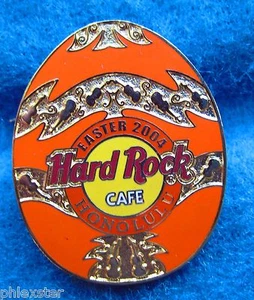 HONOLULU GOLD DEKO ORANGE OSTEREI SERIE 2004 Hard Rock Cafe PIN LE - Bild 1 von 1