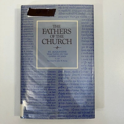 St. Augustine Tractates Fathers of the Church Vol 78 HCDJ Ex-Library 1988 VTG - Image 1 of 4