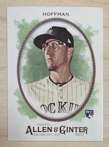 JEFF HOFFMAN SP RC - 2017 Topps Allen and Ginter #320 - COLORADO ROCKIES - Picture 1 of 2