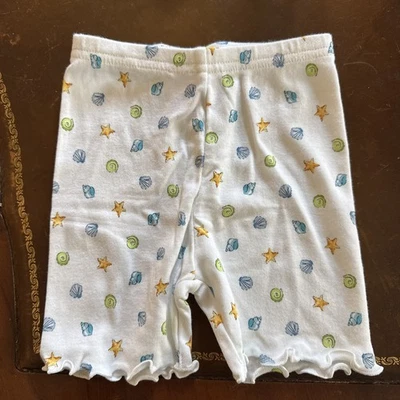 Pantalones Cortos Gymboree Y2K De Colección 18-24 Meses Conchas Blancas Estrella de Mar  Foto 1 de 4