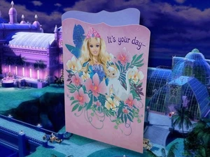 Geburtstagskarte Hallmark Barbie als Inselprinzessin 2006 mit Umschlag neu unbenutzt! - Bild 1 von 7