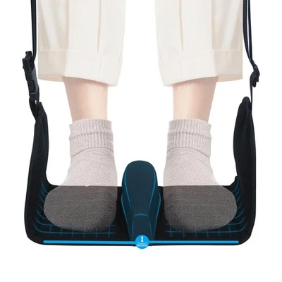 Airplane Foot Hammock, Foot Hammock for Travel Accessories with Ergonomic Rem... - Image 1 of 4