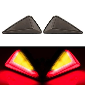 Amber Red Flush Mount LED Turn Signal DRL Blinker Light Indicator - Picture 1 of 6