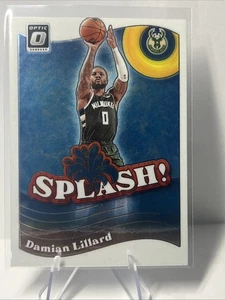 DAMIAN LILLARD #4 2023-24 PANINI OPTIC BUCKS SPLASH - Picture 1 of 2