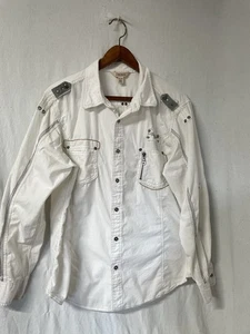 Decree Men’s White Pocket Long Sleeves Shirt Button Down Size XXL - Picture 1 of 10