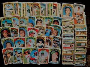 1972 Topps Baseball Lot 160 Partial Set #600s Pirates Seaver Robinson Bando Blue - Picture 1 of 16