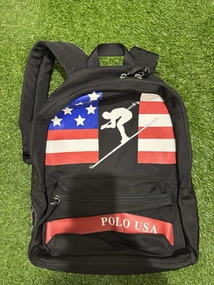 MOCHILA ESQUIADOR ALPINO POLO RALPH LAUREN Equipo Estadio Olímpico EE. UU. Bolso 2018 Foto 1 de 4