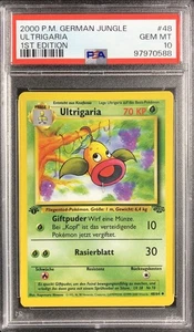 Ultrigaria 48/64 - Dschungel - 1. Edition - PSA 10 - Pokémon - Picture 1 of 4