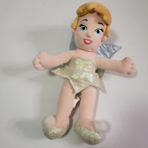 Disneyland Walt Disney World Tinkerbell Plush Stuffed Doll Soft Body Fairy 14" - Picture 1 of 9