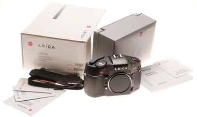 Leica R8 película 35 mm SLR cuerpo de cámara ALEMANIA Leitz Balck tapa caja papeles correa kit Foto 1 de 4