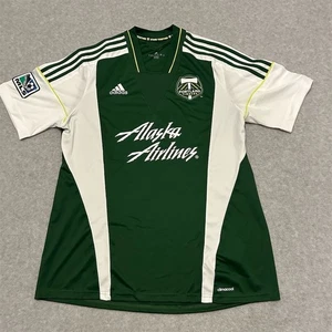 Portland Timbers Jersey Men's Extra Large Green Soccer Short Sleeve Adidas Home - Picture 1 of 9