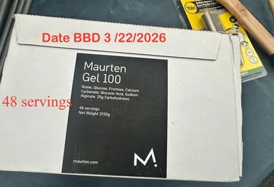 Maurten Gel 100 energy gels It contains 48 serving Date BBD 3 /22/2026