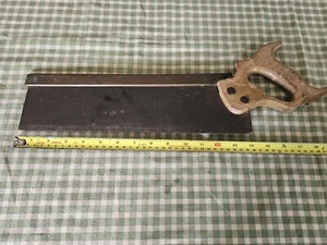 Vintage 14" Brass Backed Tenon Saw by Henry Disston & Sons - Picture 1 of 9