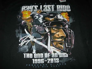 MAGLIETTA BALTIMORE RAVENS "RAY'S LAST RIDE" S MANICA CORTA! NUOVO! L@@K! - Foto 1 di 2