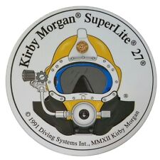 Kirby Morgan SL 27 Front View Circular Sticker