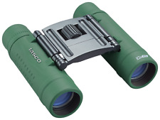 Tasco Essentials 10x25 Green Roof Prism コンパクト双眼鏡、マルチコーティングレンズ