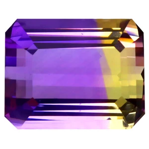 7.32 ct Shimmering Octagon Cut (13 x 10 mm) Unheated / Untreated Ametrine - Picture 1 of 1