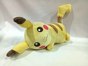 Pokemon XY ROOM PIKACHU 17" Plush Doll Nap Cushion BANPRESTO Japan Prize 2015 HT - Picture 1 of 9
