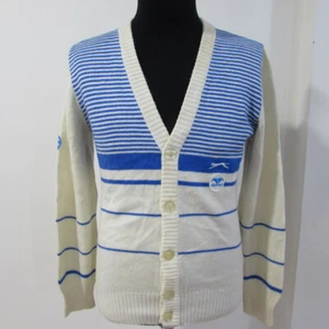 Slazenger Men's Wool Blend Buttoned Cardigan V Chest 36/38 S UK Sku 7085 - Picture 1 of 16