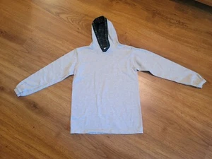 Long Sleeve Gray Shirt w/Hood Boys Size M 8/10 - Picture 1 of 2