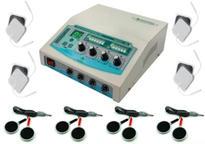US Prof. Home use 4 Channel Electrotherapy Physical Pulse Physiotherapy Machine - Picture 1 of 8