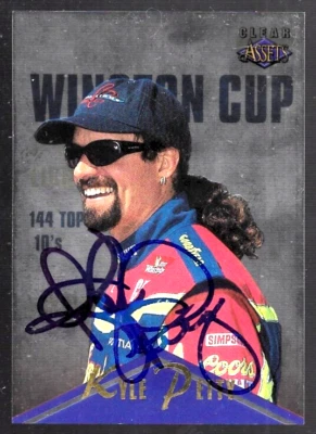 KYLE PETTY hand-signed 1996 Classic CLEAR card NASCAR GREAT #70 - Image 1 of 2