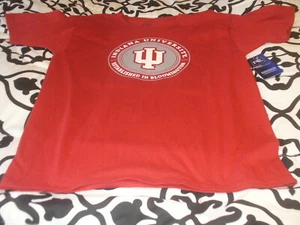 Camiseta de manga corta Indiana Hoosiers Bloomington para hombre bonito logotipo del equipo a elección talla nueva con etiquetas - Imagen 1 de 4