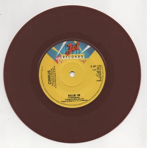 CIRRUS - ROLLIN' ON / KEEP ON ROLLIN'. (UK, 1978, BROWN VINYL, JET, S JET 123) - Picture 1 of 2