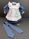 American Girl Samantha Play Dress Apron Ribbon~Outfit~Pleasant Company tag EUC