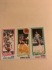 Earl pearl Monroe James Silas Terry Tyler,,,,1980 81 Topps Card Cb15