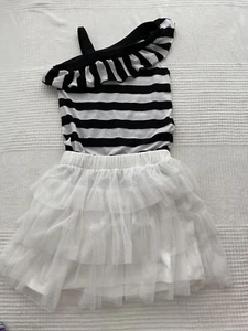 Lot Of 2 CIRCO Girls White Skirt SIZE 5 & Shirt Size 6 More Like 5 - Picture 1 of 10