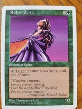 MTG Magic The Gathering - Radjan Spirit - Legends -Never Played
