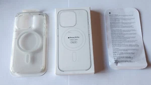 Unbenutztes Original-Zubehör-Hersteller durchsichtig Apple iPhone 15 Pro 6.1 MAGSAFE Hardcase MT223ZM/A im Einzelhandel P - Bild 1 von 12