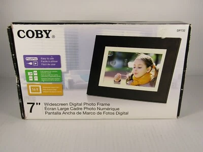 Coby 7" Widescreen Digital Photo Frame new in box - Image 1 of 4
