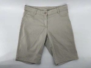 Izod Approved SchoolWear Bermuda Stretch Shorts Womens 7 / 8 Khaki 28” Waist - Picture 1 of 10