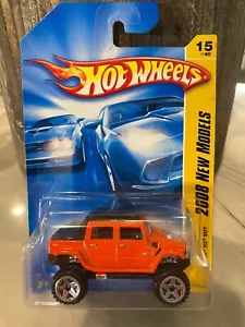 2008 Hot Wheels #15 New Models 15/40 HUMMER H2 SUT Orange w/Chrome ORUT5sp - Picture 1 of 1