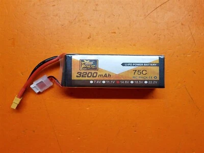 ⭐️⭐️⭐️⭐️⭐️ Batería ZOP Power LiPo Power 14.8V 3200mAh 75C  Foto 1 de 2